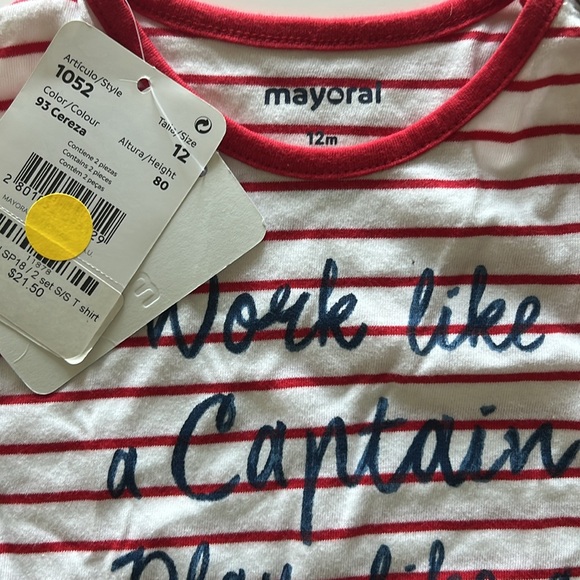 Mayoral Stripe T-Shirt - Picture 2 of 3